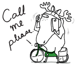 Roger with green moped (EN) sticker #1945292