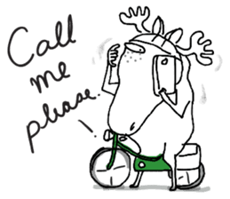 Roger with green moped (EN) sticker #1945292