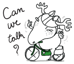 Roger with green moped (EN) sticker #1945293