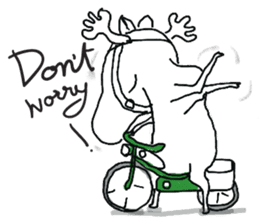 Roger with green moped (EN) sticker #1945294