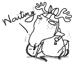 Roger with green moped (EN) sticker #1945295