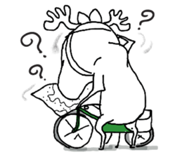 Roger with green moped (EN) sticker #1945306