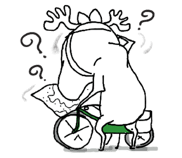 Roger with green moped (EN) sticker #1945306