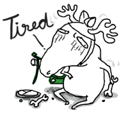 Roger with green moped (EN) sticker #1945311