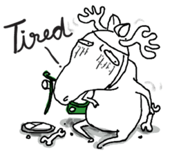 Roger with green moped (EN) sticker #1945311