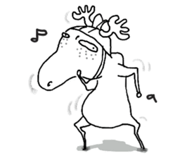 Roger with green moped (EN) sticker #1945313