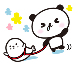 Good friends brother!!Panda!! sticker #1945355