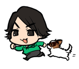 Hikaru Midorikawa's Dog, Game, and Me sticker #1945801