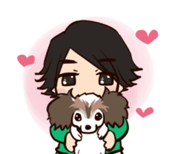 Hikaru Midorikawa's Dog, Game, and Me sticker #1945802