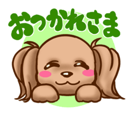 tea cup poodle sticker #1946440