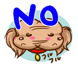 tea cup poodle sticker #1946443