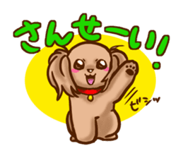 tea cup poodle sticker #1946447
