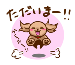 tea cup poodle sticker #1946450