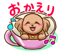 tea cup poodle sticker #1946451