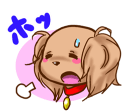 tea cup poodle sticker #1946455