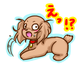 tea cup poodle sticker #1946456