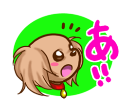 tea cup poodle sticker #1946457