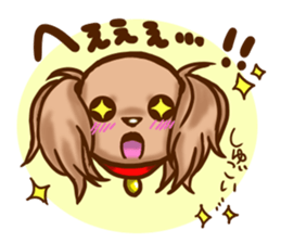 tea cup poodle sticker #1946459