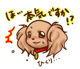 tea cup poodle sticker #1946461