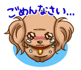 tea cup poodle sticker #1946464