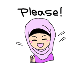 Happy Hijab Girl 1(Eng) by pomupomun