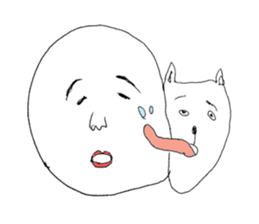 Irattokuru-human sticker & his dog sticker #1947424