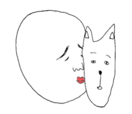 Irattokuru-human sticker & his dog sticker #1947425