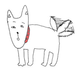 Irattokuru-human sticker & his dog sticker #1947429