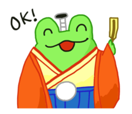 Tonosama Frog(English version) sticker #1947521