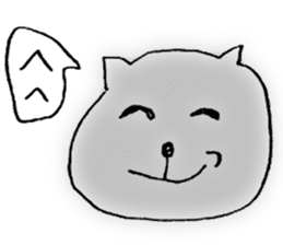 Languid cat sticker #1947585