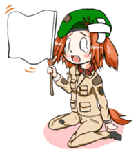 Inumimi girl in a beret sticker #1947727