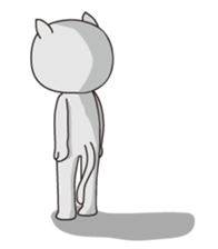 The angry cat sticker #1948020