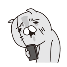 The angry cat sticker #1948024