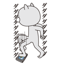 The angry cat sticker #1948028