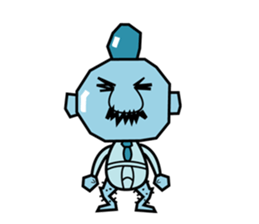 chicken work man sticker #1949527