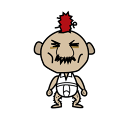 chicken work man sticker #1949528