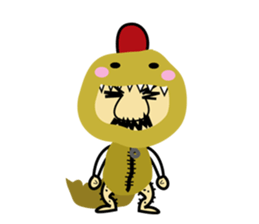 chicken work man sticker #1949532