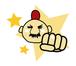 chicken work man sticker #1949546