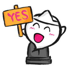 the ghost is waiting sticker #1949741