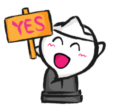 the ghost is waiting sticker #1949741