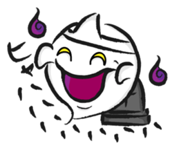 the ghost is waiting sticker #1949754