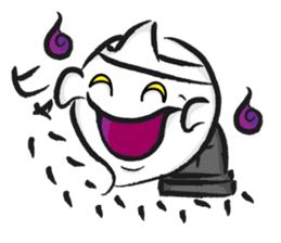 the ghost is waiting sticker #1949754