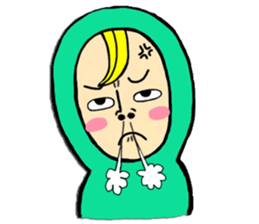 Green older brother 2 sticker #1950878