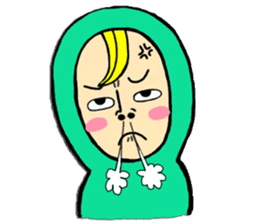 Green older brother 2 sticker #1950878