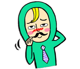 Green older brother 2 sticker #1950880