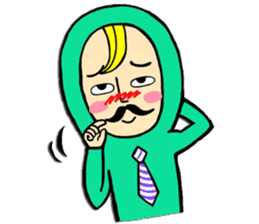 Green older brother 2 sticker #1950880