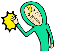 Green older brother 2 sticker #1950883