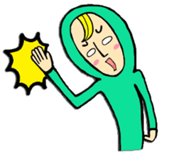 Green older brother 2 sticker #1950883