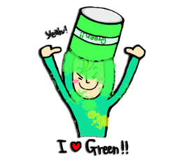 Green older brother 2 sticker #1950888