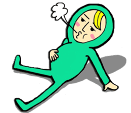 Green older brother 2 sticker #1950891